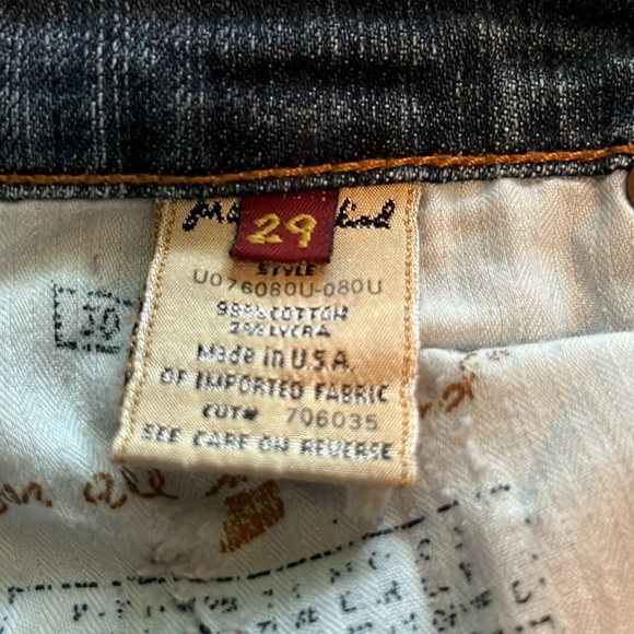 7 For All Mankind Flare Low Rise Size 29 - Picture 12 of 16